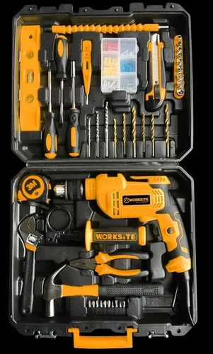 کیت دریل برقی چکشی 650 وات ورکسایت مدل EID448-KIT