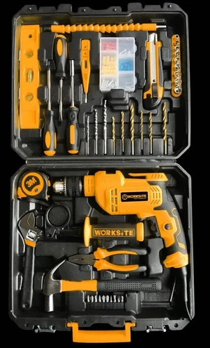 کیت دریل برقی چکشی 650 وات ورکسایت مدل EID448-KIT